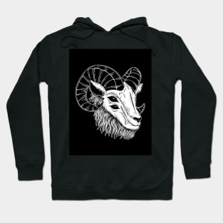 Black Phillip Goat Hoodie